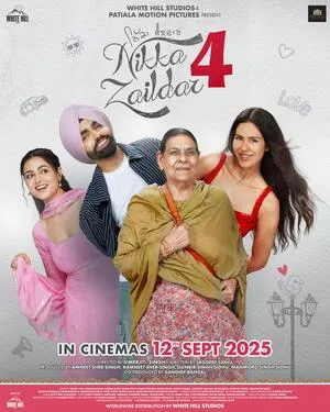 Nikka Zaildar 4 2025 Punjabi HD Poster Download - filmyfly